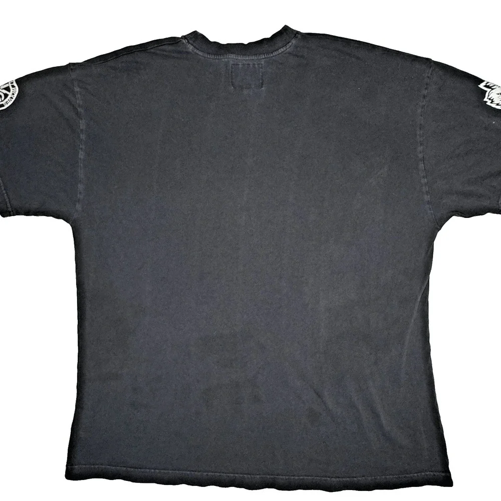 Darc Sport Shirt Mens Large Black Wolves Club Viking Skull Graphic Tee 2023 - Picture 2 of 7